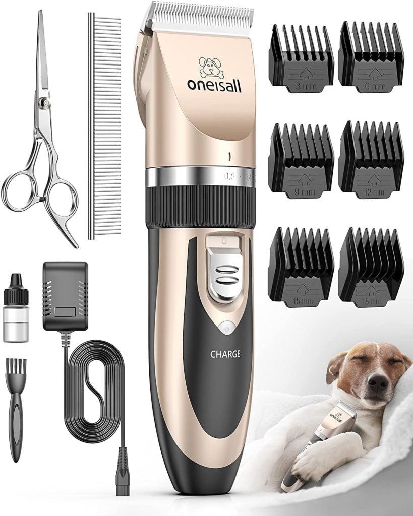Essential tools for dog paw pad grooming