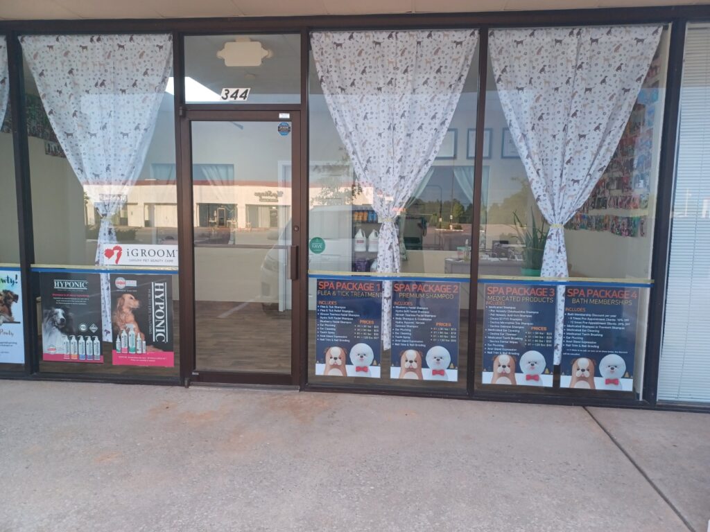 Pooches Hair Studio dog grooming shop in Edmond OK