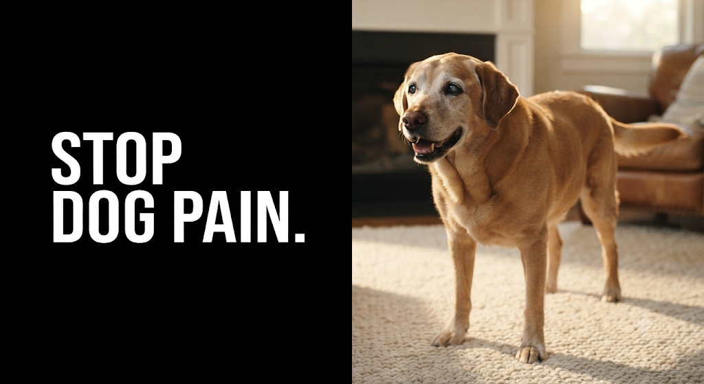 Labrador Retriever needing senior dog arthritis care