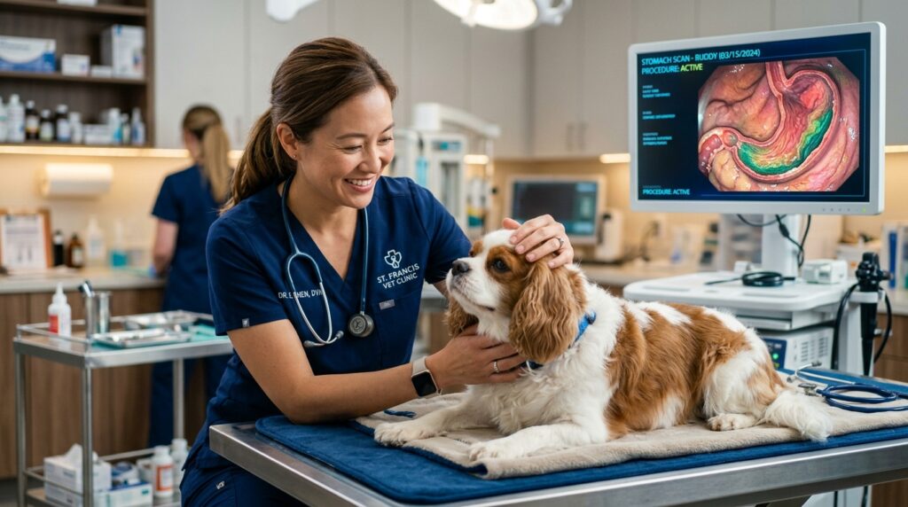 Endoscopy for dogs stomach issues