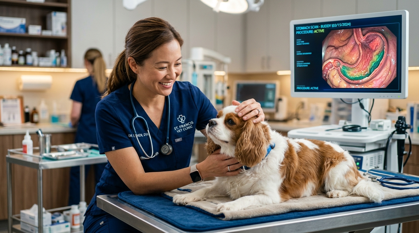 Endoscopy for dogs stomach issues
